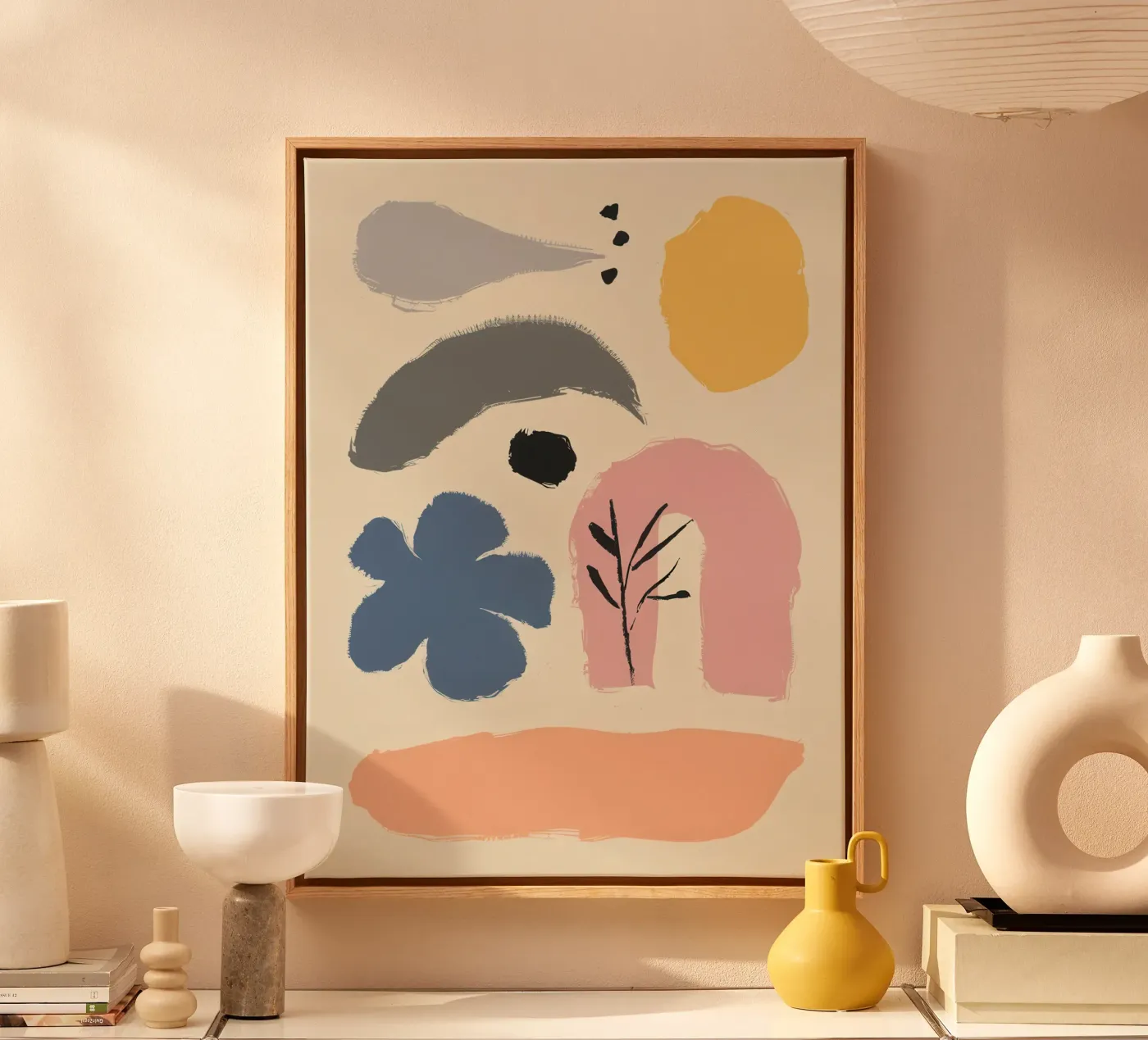 Forme fluide e terrose tela da Nova Glaze