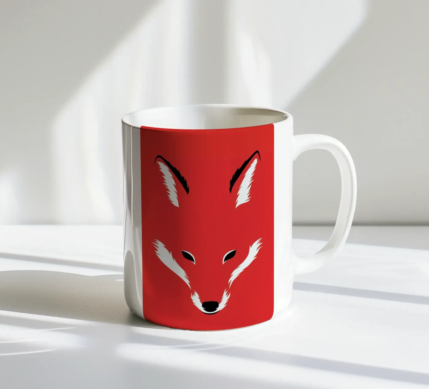 Foxy Shape ceramic mug by Róbert Farkas
