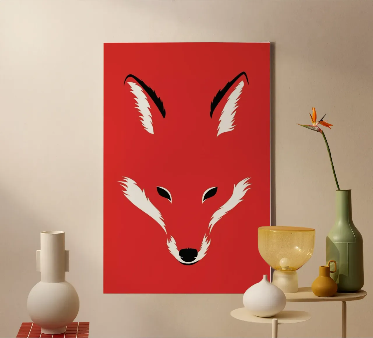 Foxy Shape tela con Cornice a cassetta da Róbert Farkas