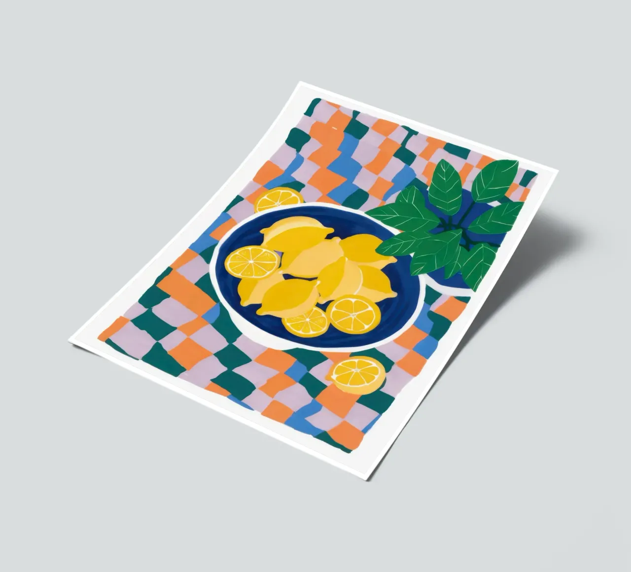Zitronenschale Simplicity Stickerbogen von Nova Glaze