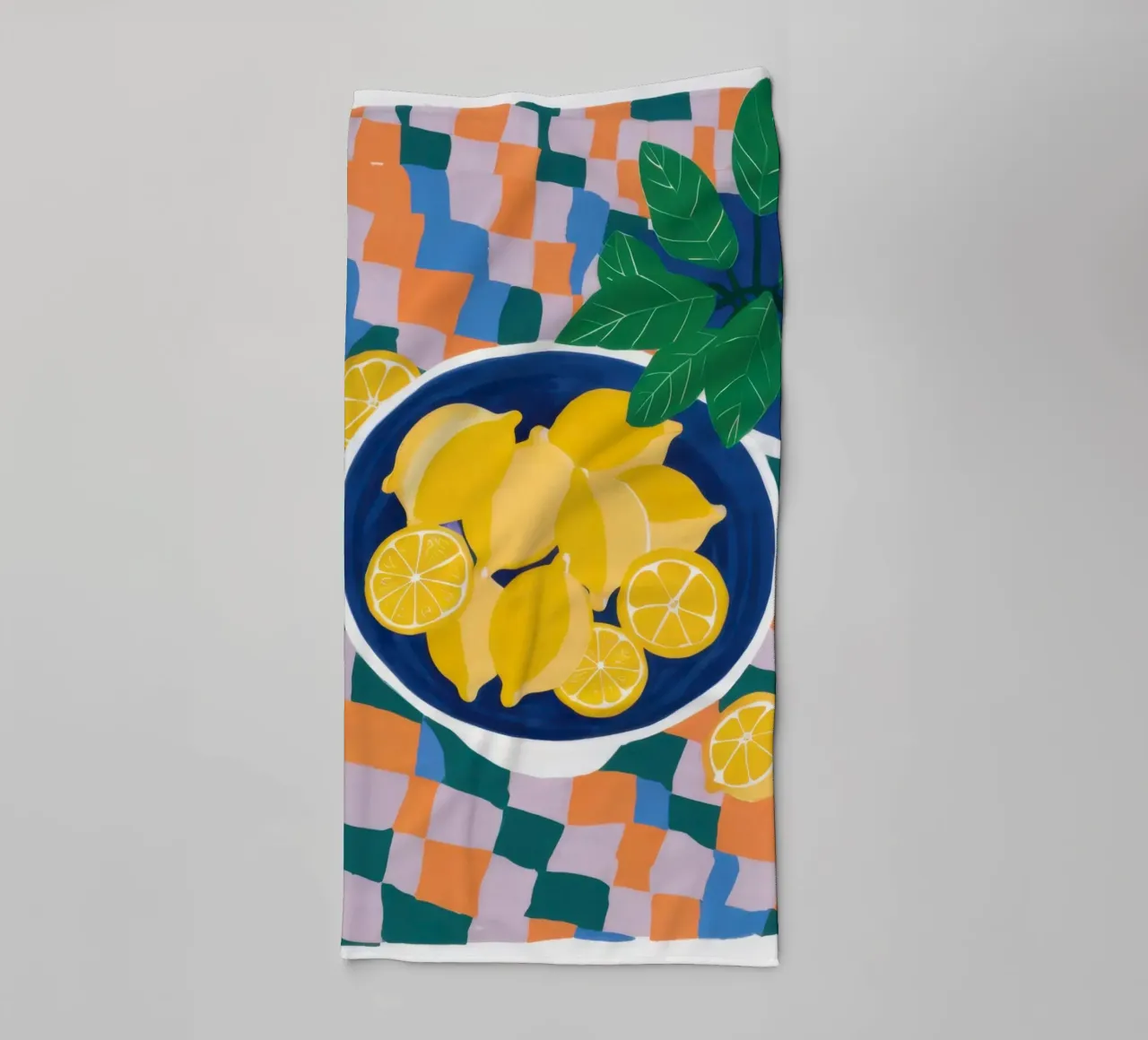 Zitronenschale Simplicity Handtuch von Nova Glaze