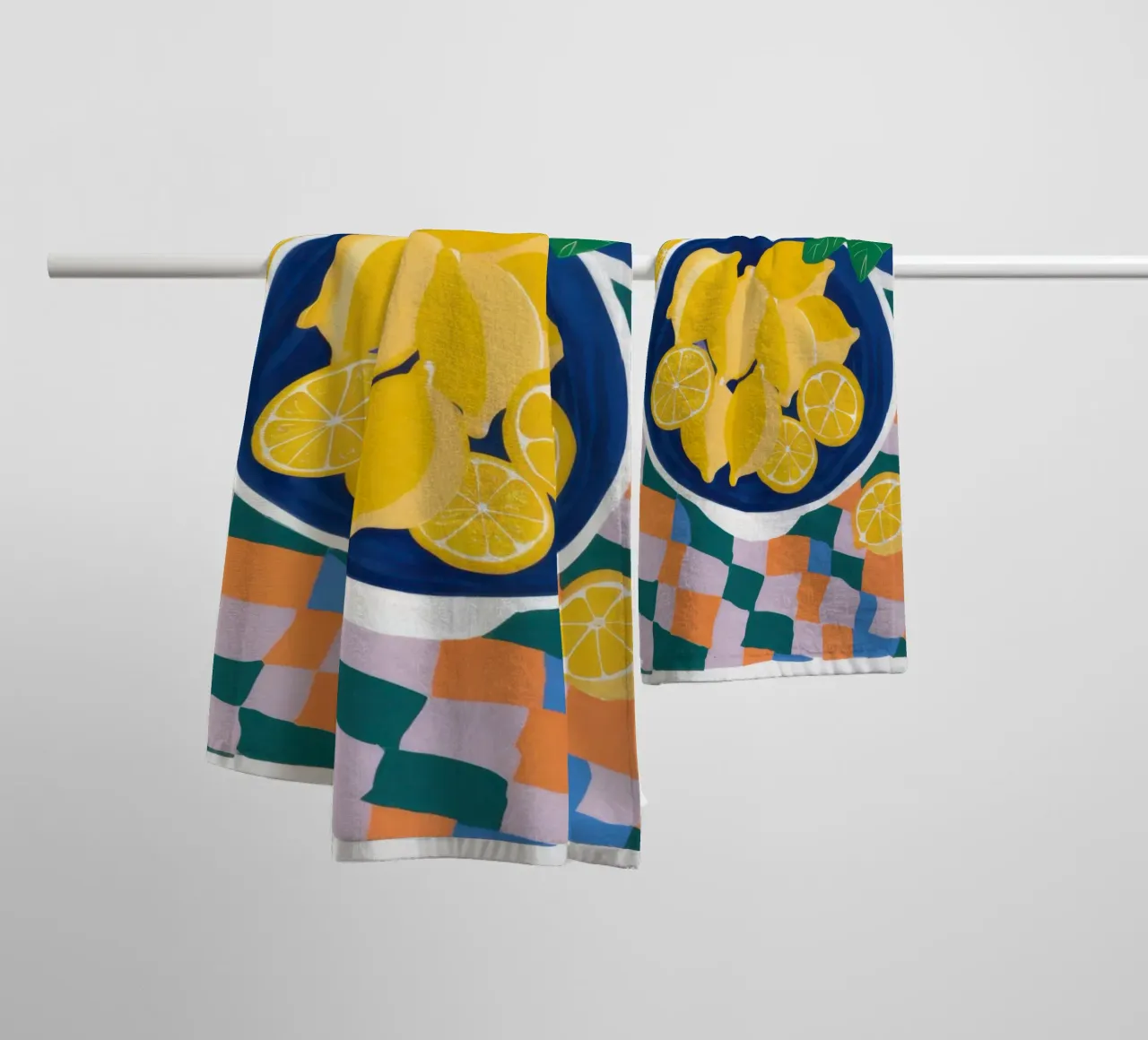 Zitronenschale Simplicity Handtuch von Nova Glaze
