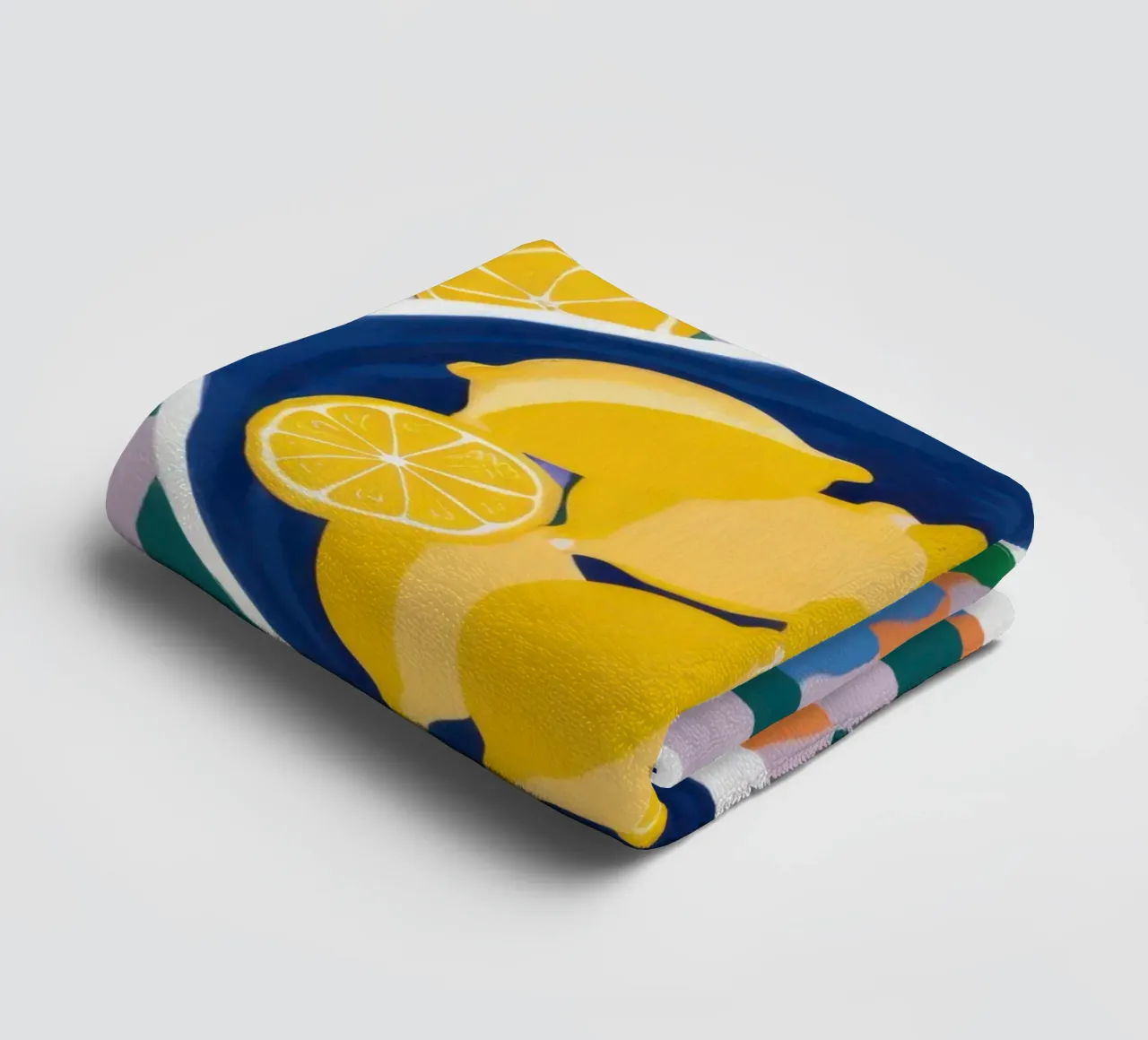 Zitronenschale Simplicity Handtuch von Nova Glaze