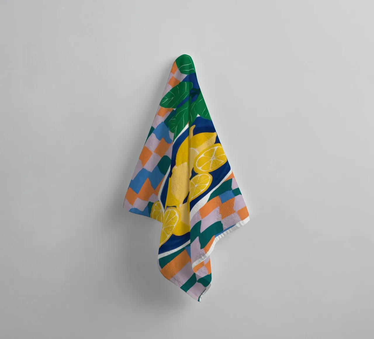 Zitronenschale Simplicity Handtuch von Nova Glaze