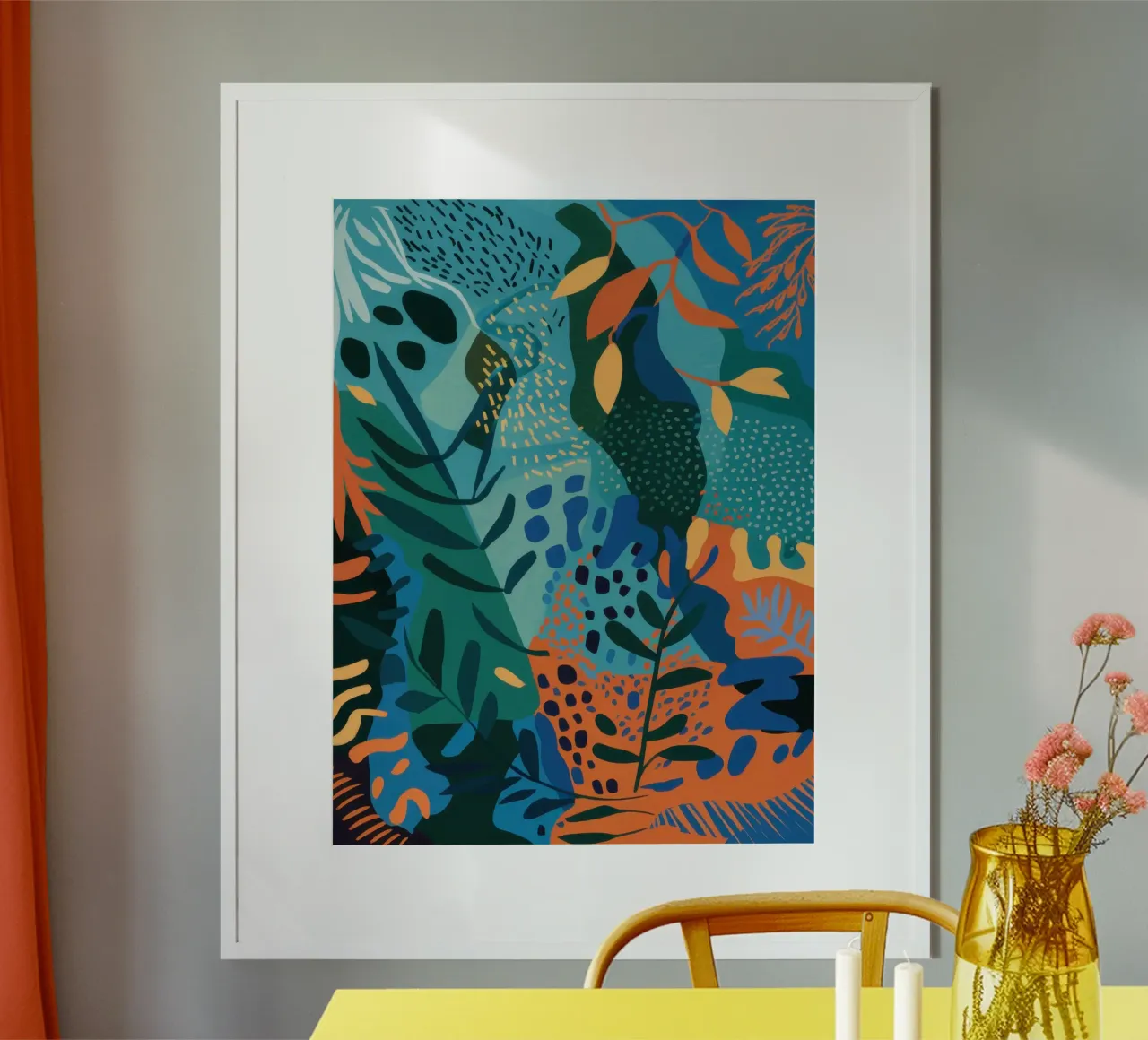 Jungle oproer met structuur poster van Scaller Stars
