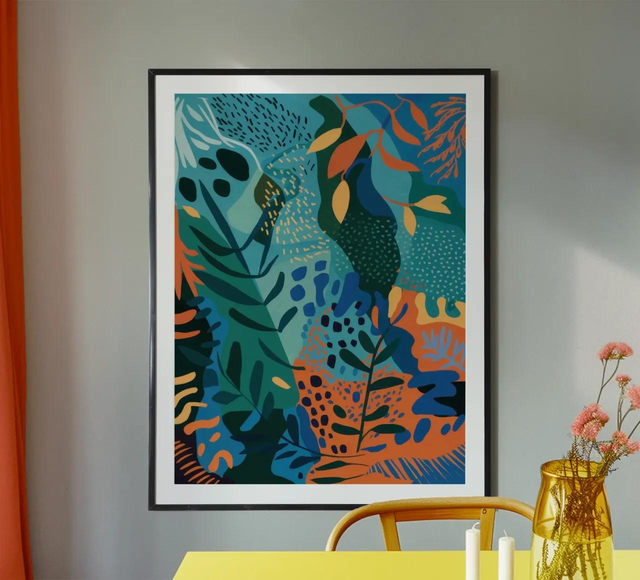 Jungle oproer met structuur poster van Scaller Stars