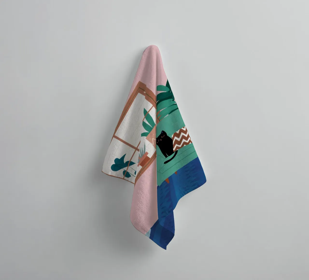 Window Reading Nook towel by Snow Mist