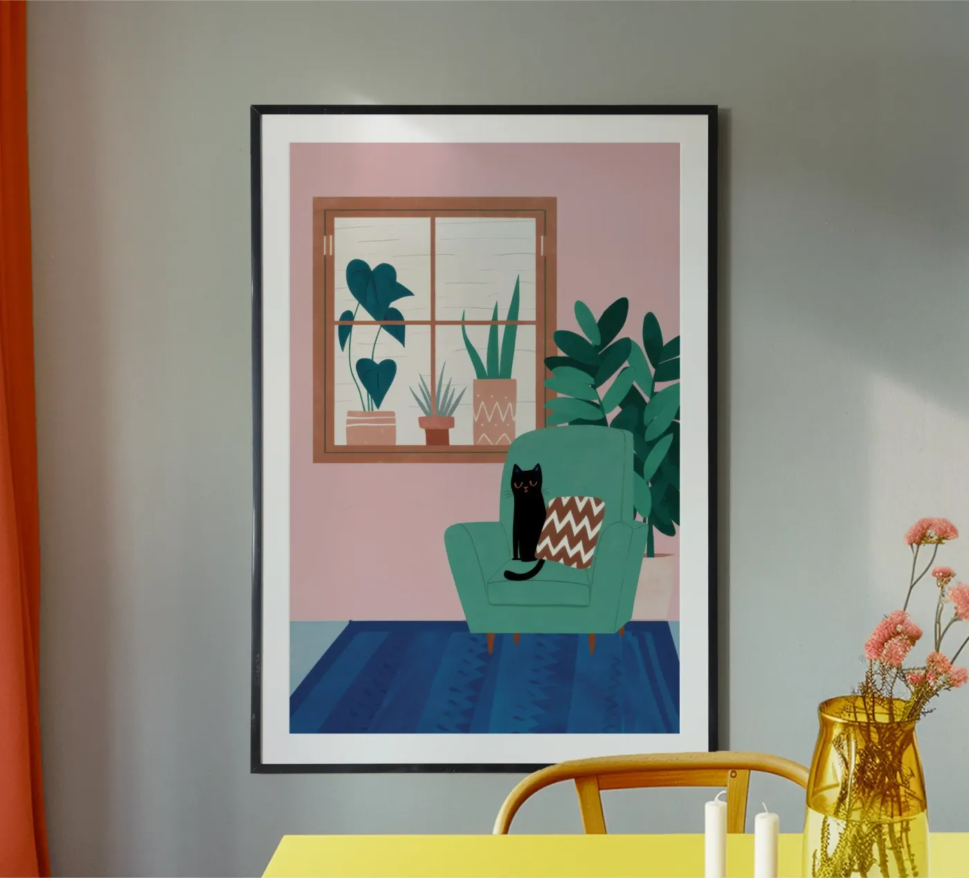 Window Reading Nook poster by Snow Mist