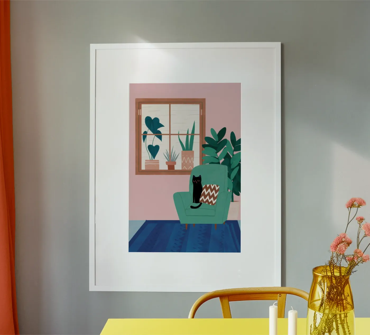 Window Reading Nook poster by Snow Mist