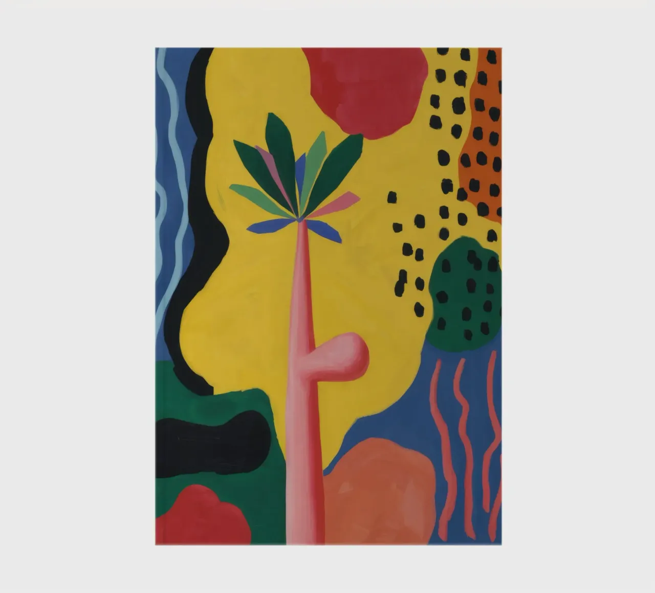 Vibrant Abstract Forms notebook by Nova Glaze