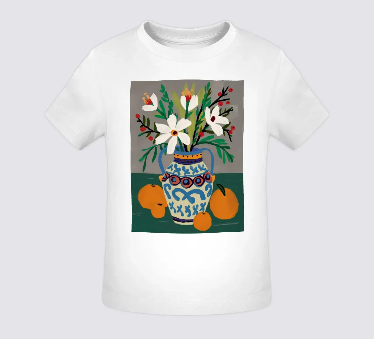 Bouquet classico Stillness maglietta neonato da Nova Glaze