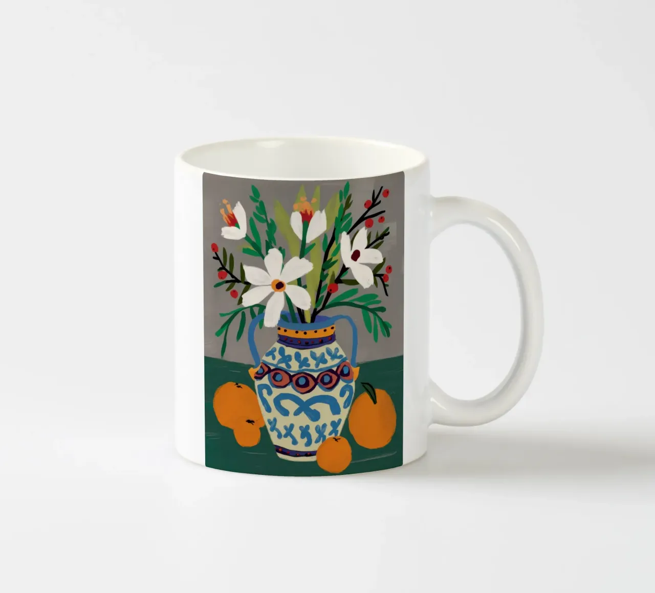 Bouquet classico Stillness tazza in ceramica da Nova Glaze