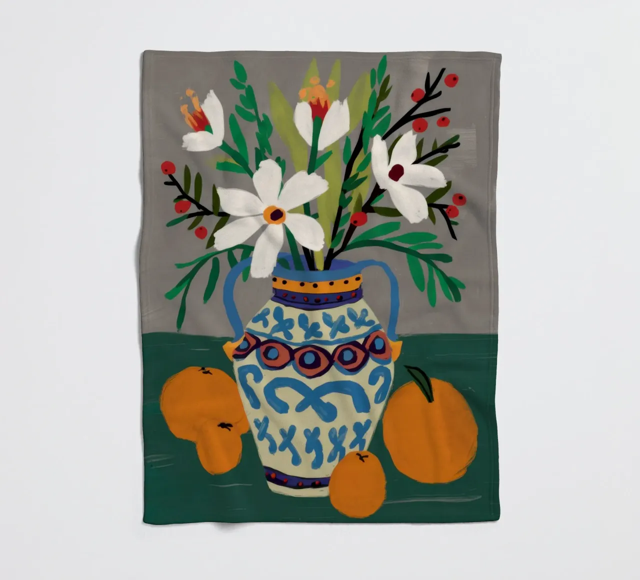 Bouquet classico Stillness coperta in pile da Nova Glaze