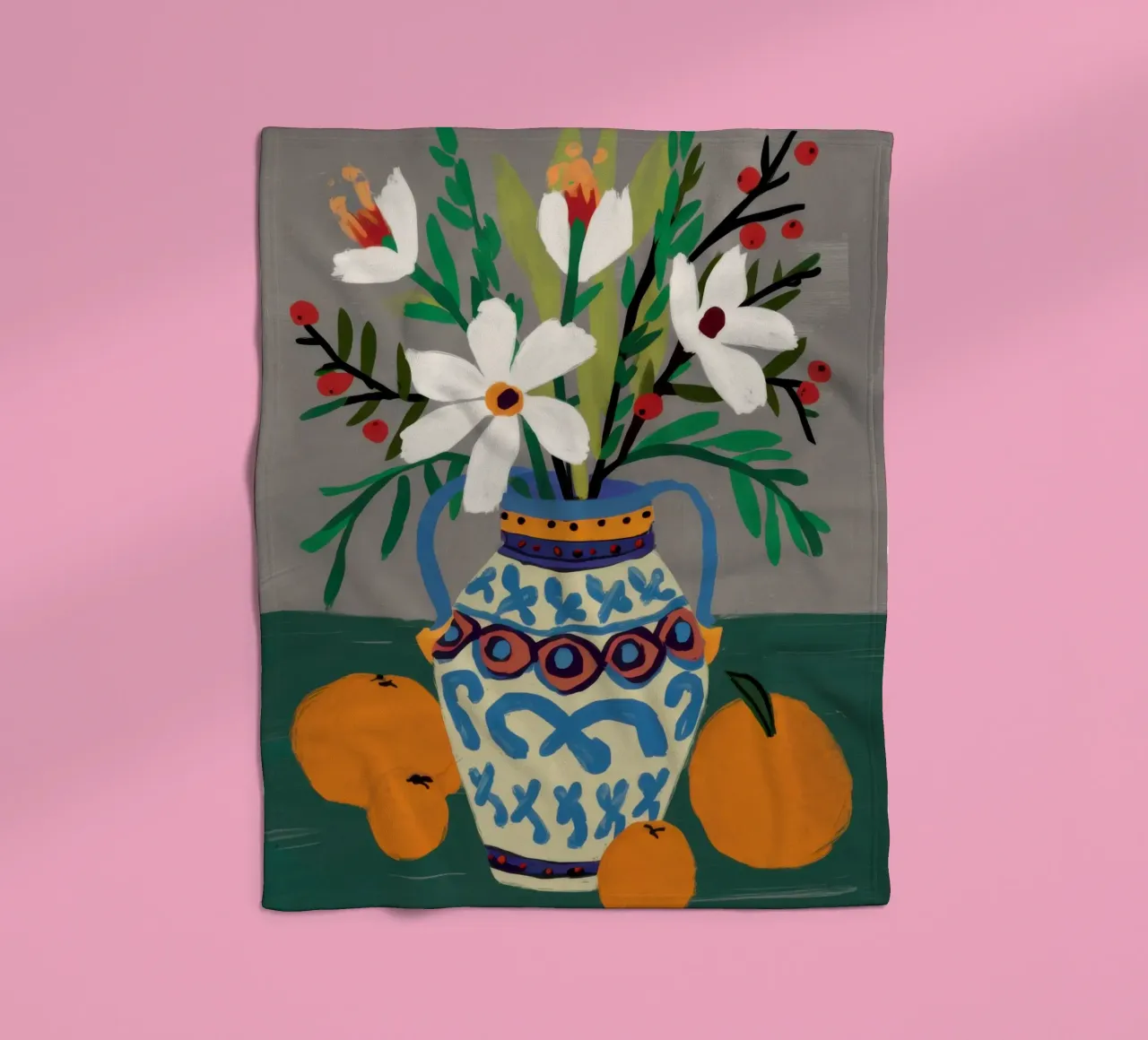 Bouquet classico Stillness coperta in pile da Nova Glaze