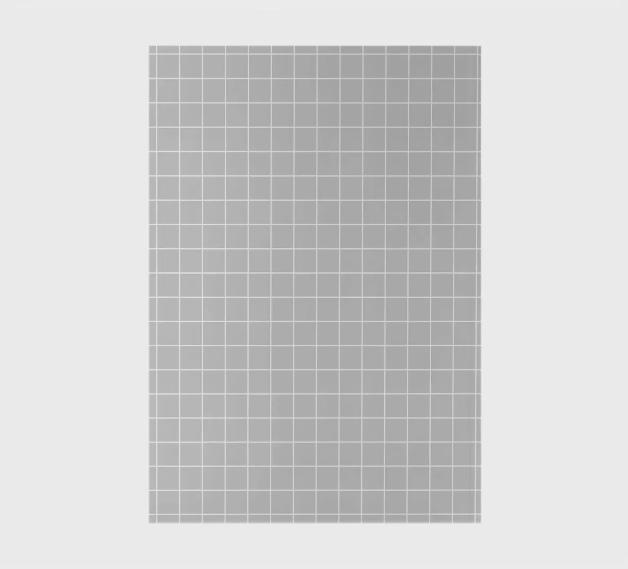 Minimal Classic Basic Grid | White on Light Grey notebook by Beauty in Simplicity