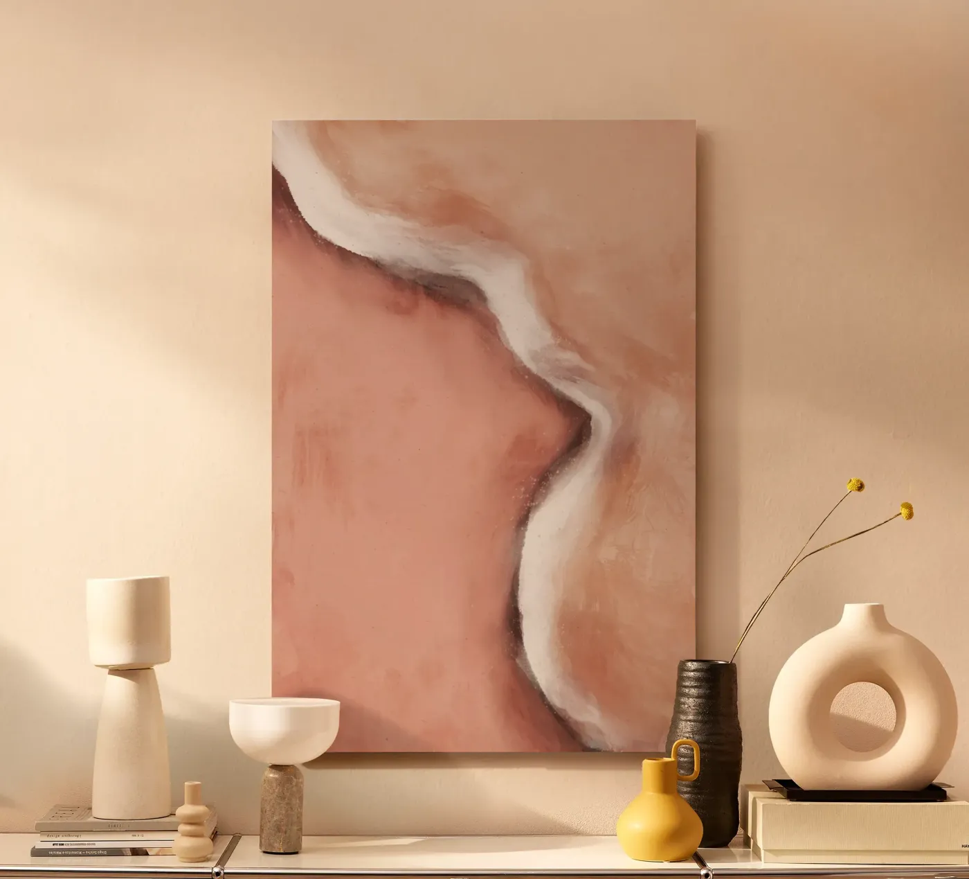 Peachy Wave alluminio dibond da treechild