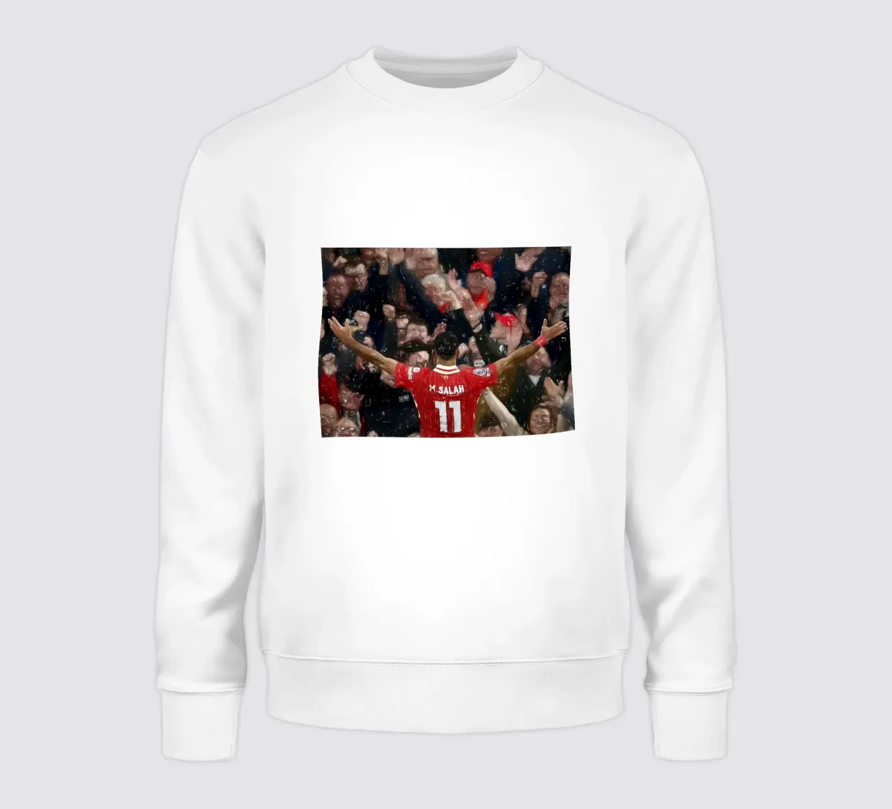 Mohamed Salah celebra un gol sudadera de dark eagle