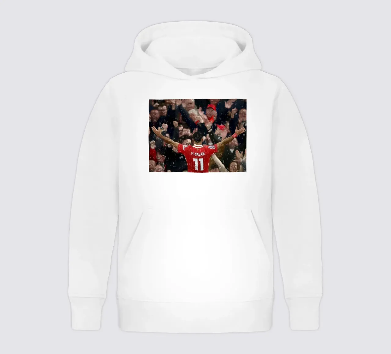Mohamed Salah festeggia un gol felpa bambino con cappuccio da dark eagle