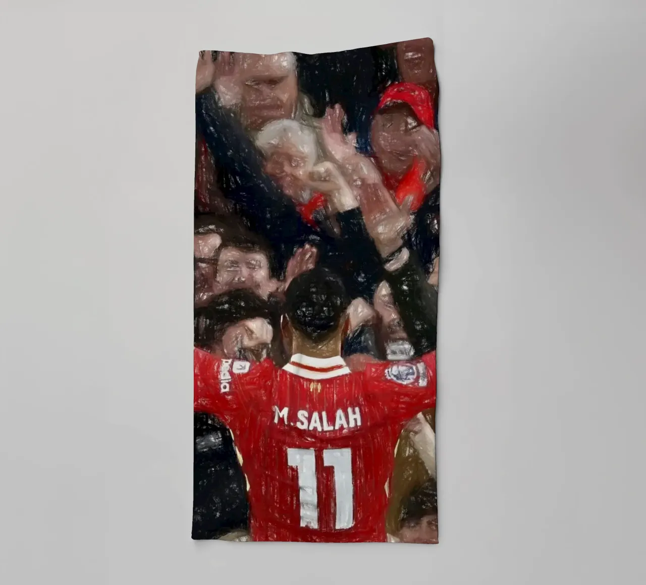Mohamed Salah festeggia un gol asciugamano da bagno da dark eagle