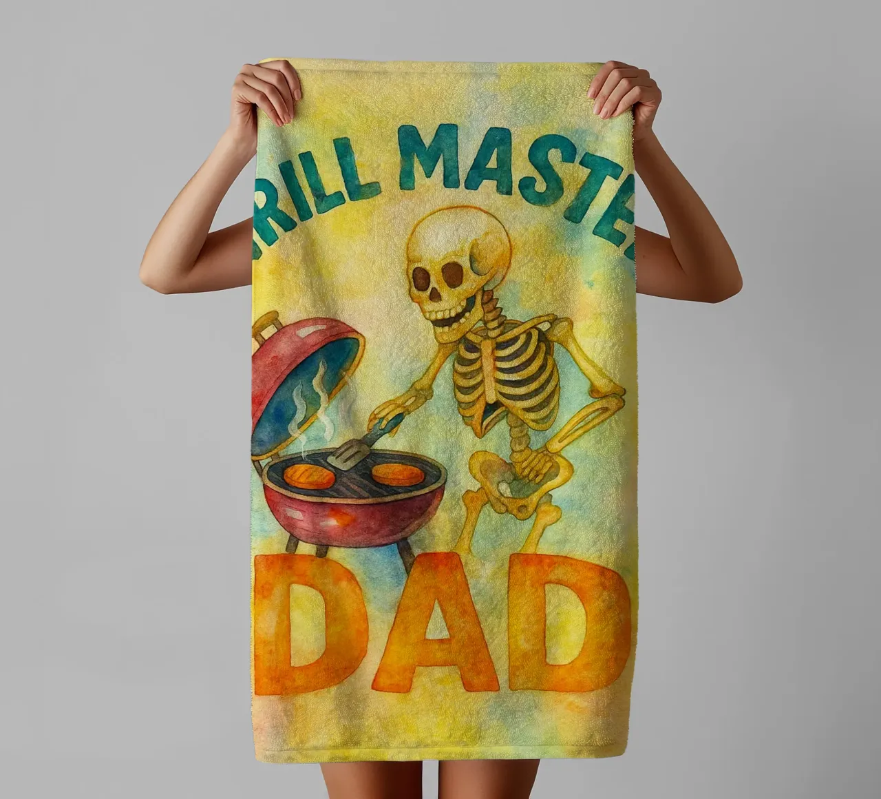 grillmeester vader badhanddoek van wadasx