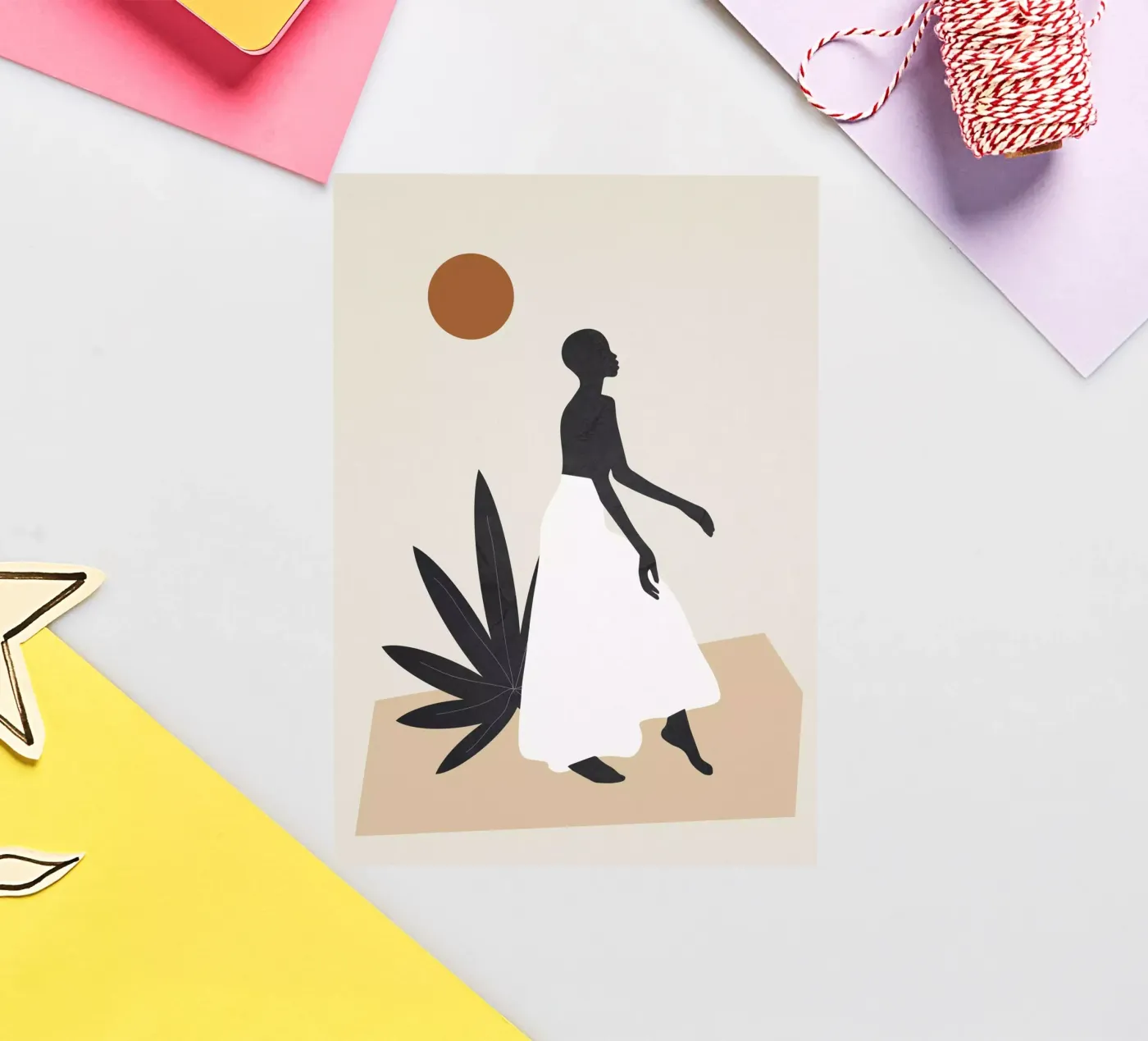 Dans sticker van ThingDesign