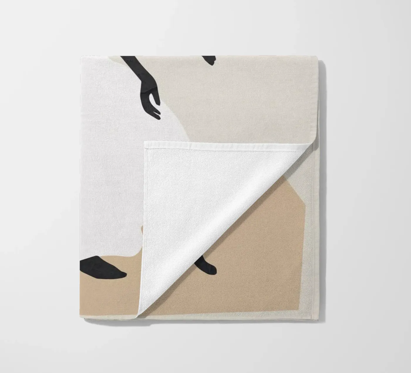 Dans strandhanddoek van ThingDesign