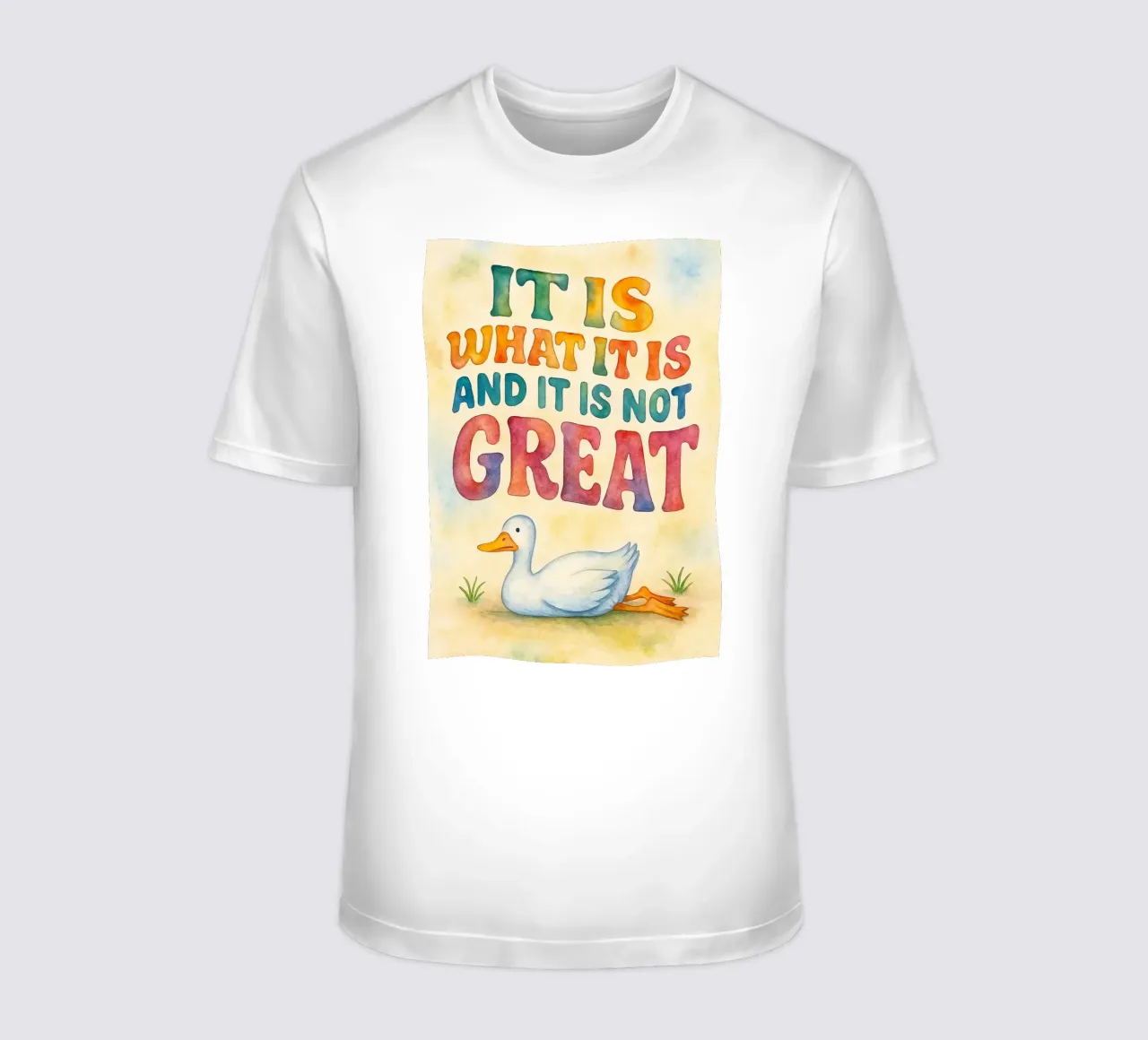 è quello che è e non è una grande oca t-shirt da wadasx
