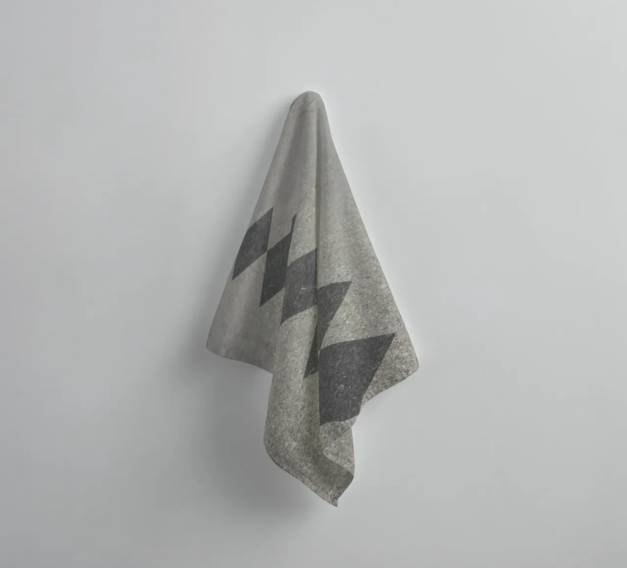 Concrete Surface with Diamond Inlay Pattern towel by DesignDoodle