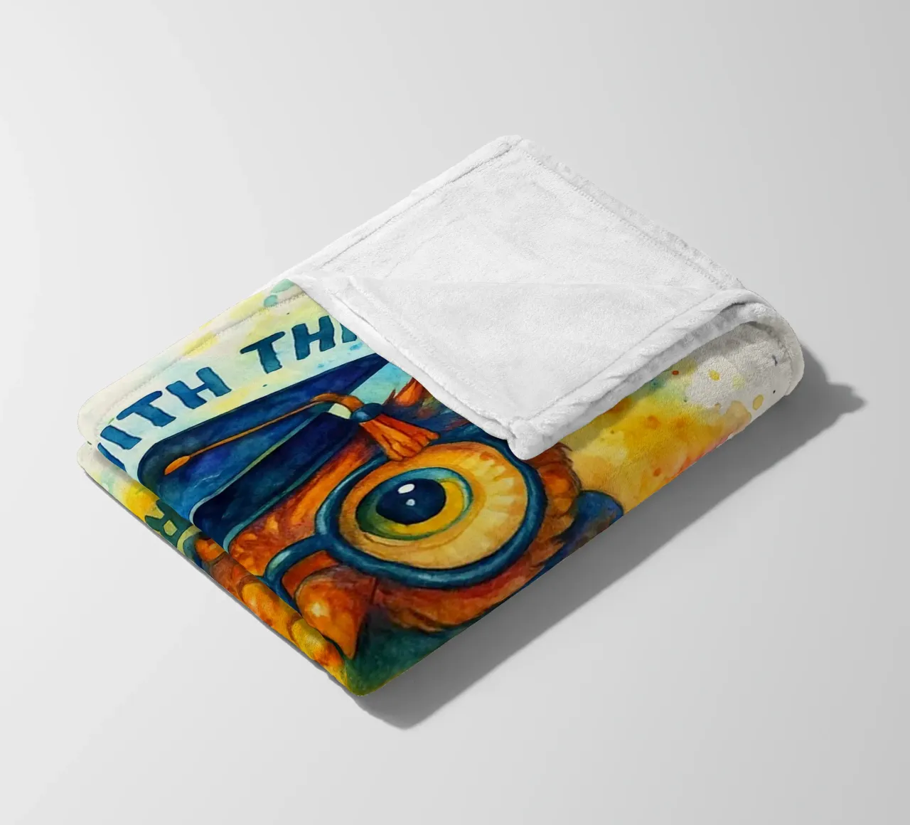 diploma di baccelliere civetta coperta in pile da wadasx