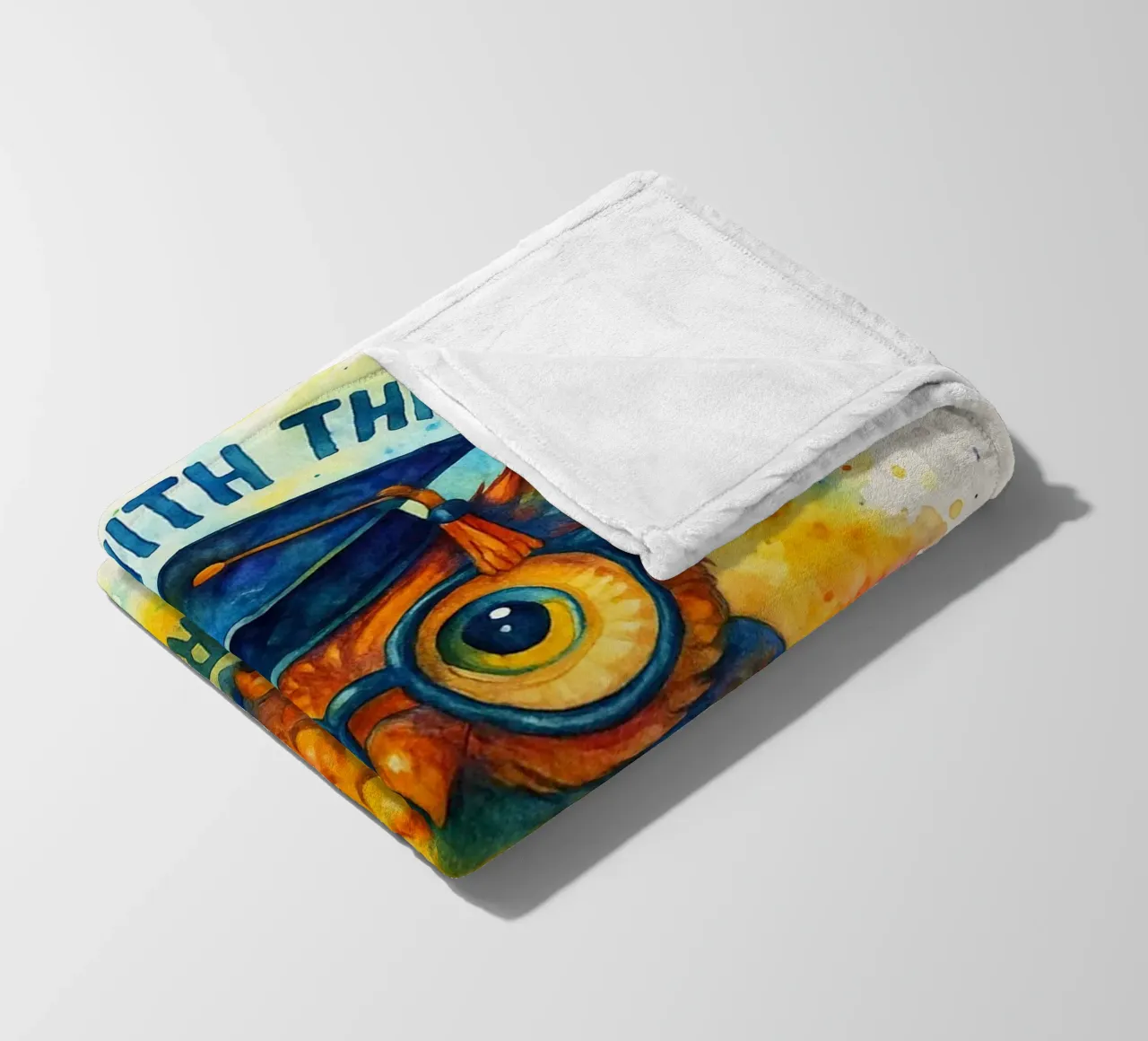 diploma di baccelliere civetta coperta in pile da wadasx