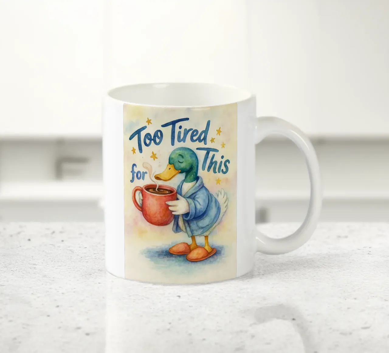 stanco per questa anatra tazza in ceramica da wadasx