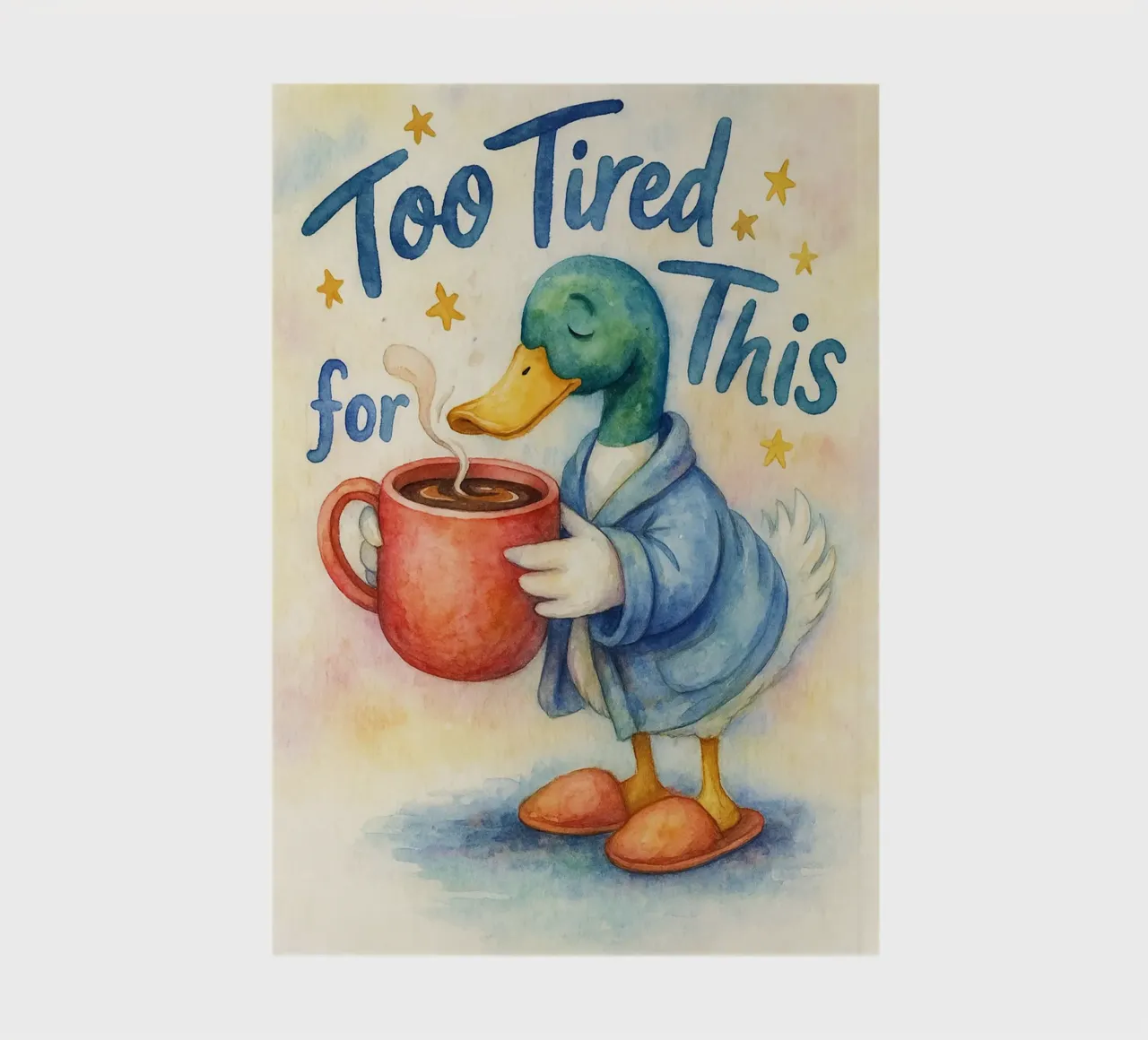 to tired for this duck notebook by wadasx