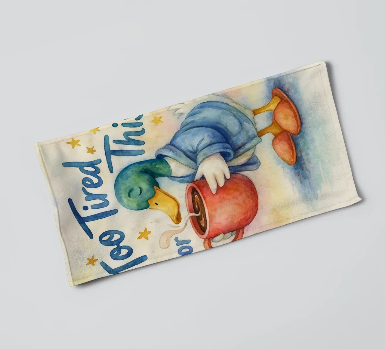 to tired for this duck towel by wadasx