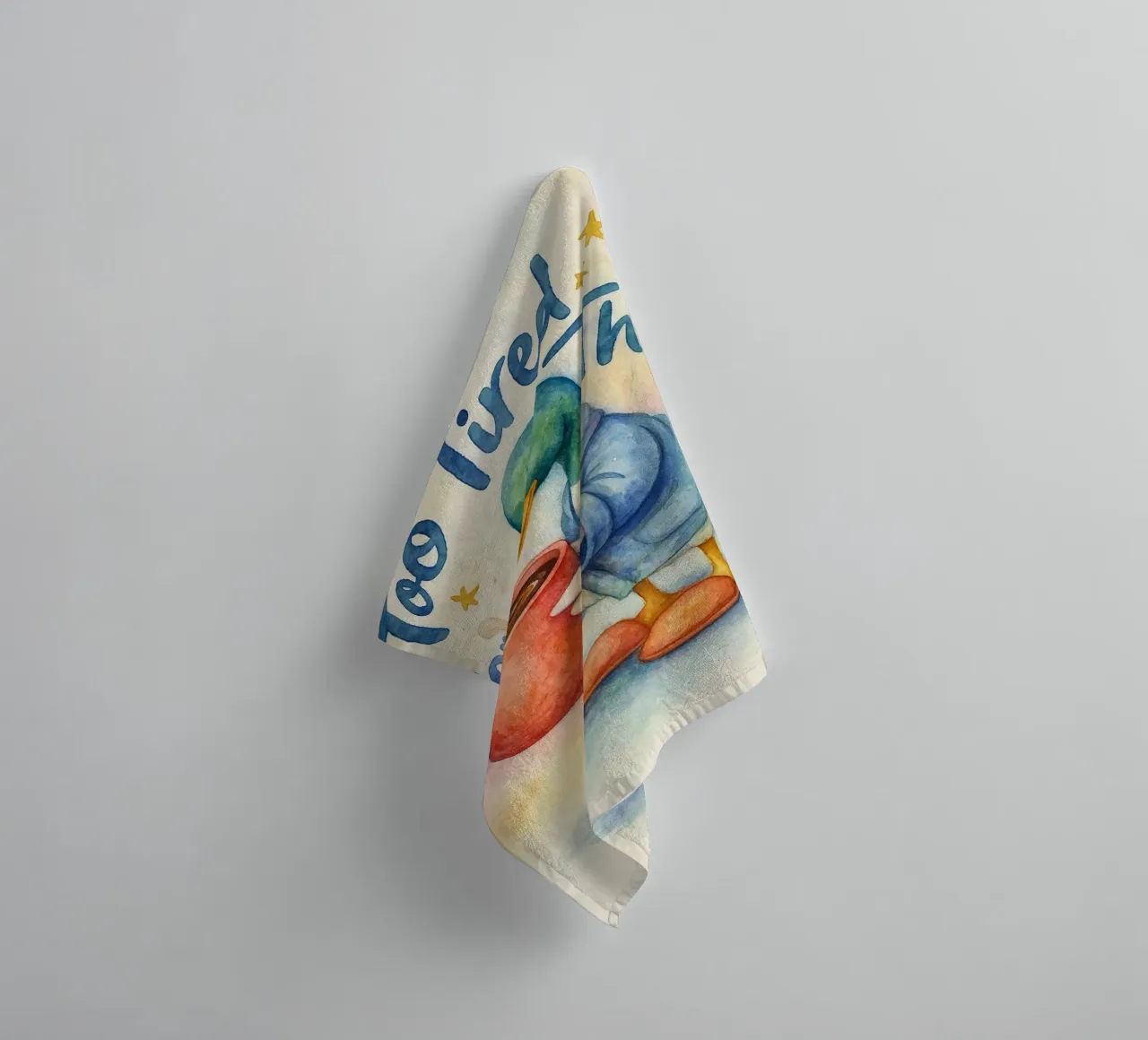 to tired for this duck towel by wadasx