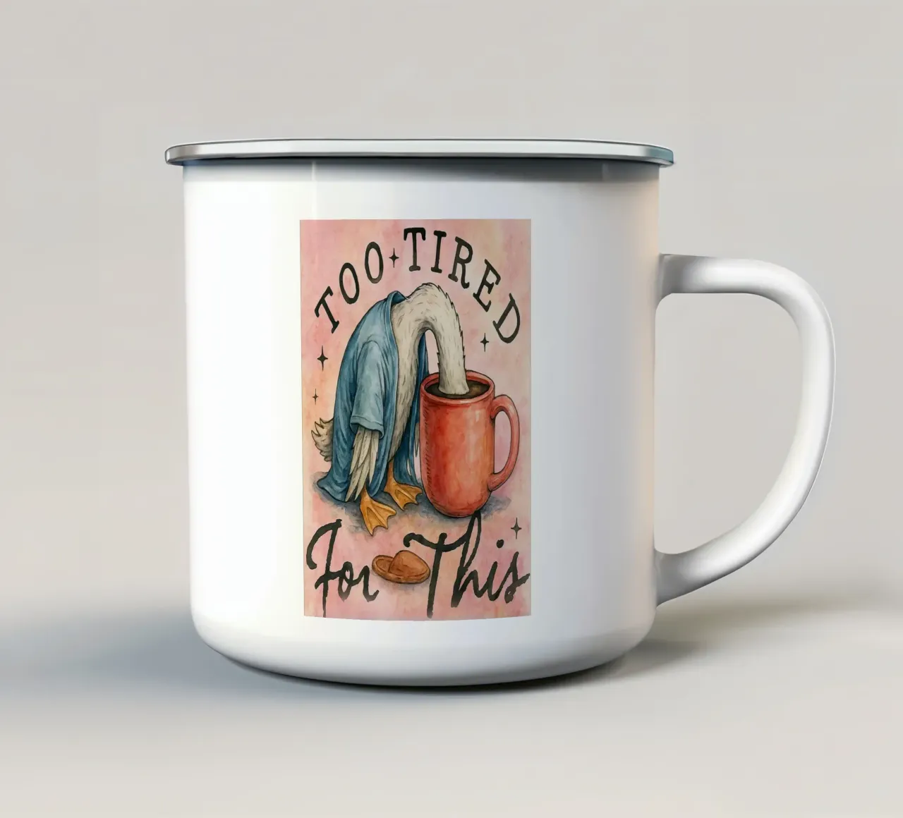 stanco per questo tazza in smalto da wadasx