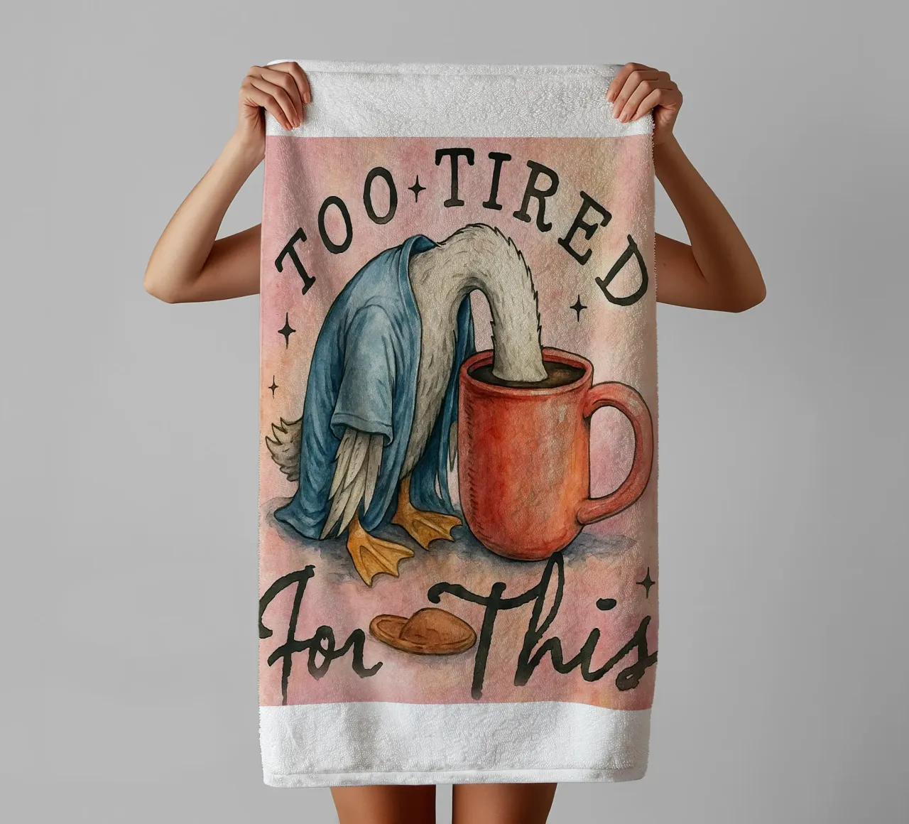 to tired for this towel by wadasx