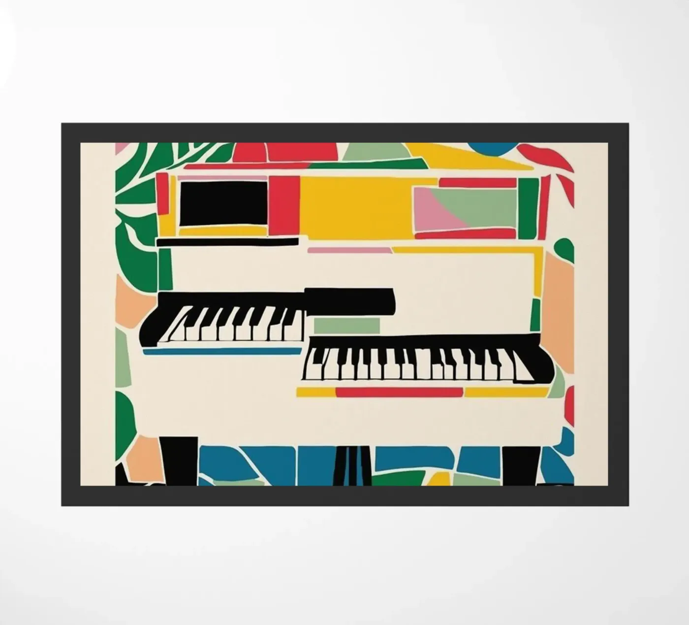 Jazz Symphony doormat by cosmos studio