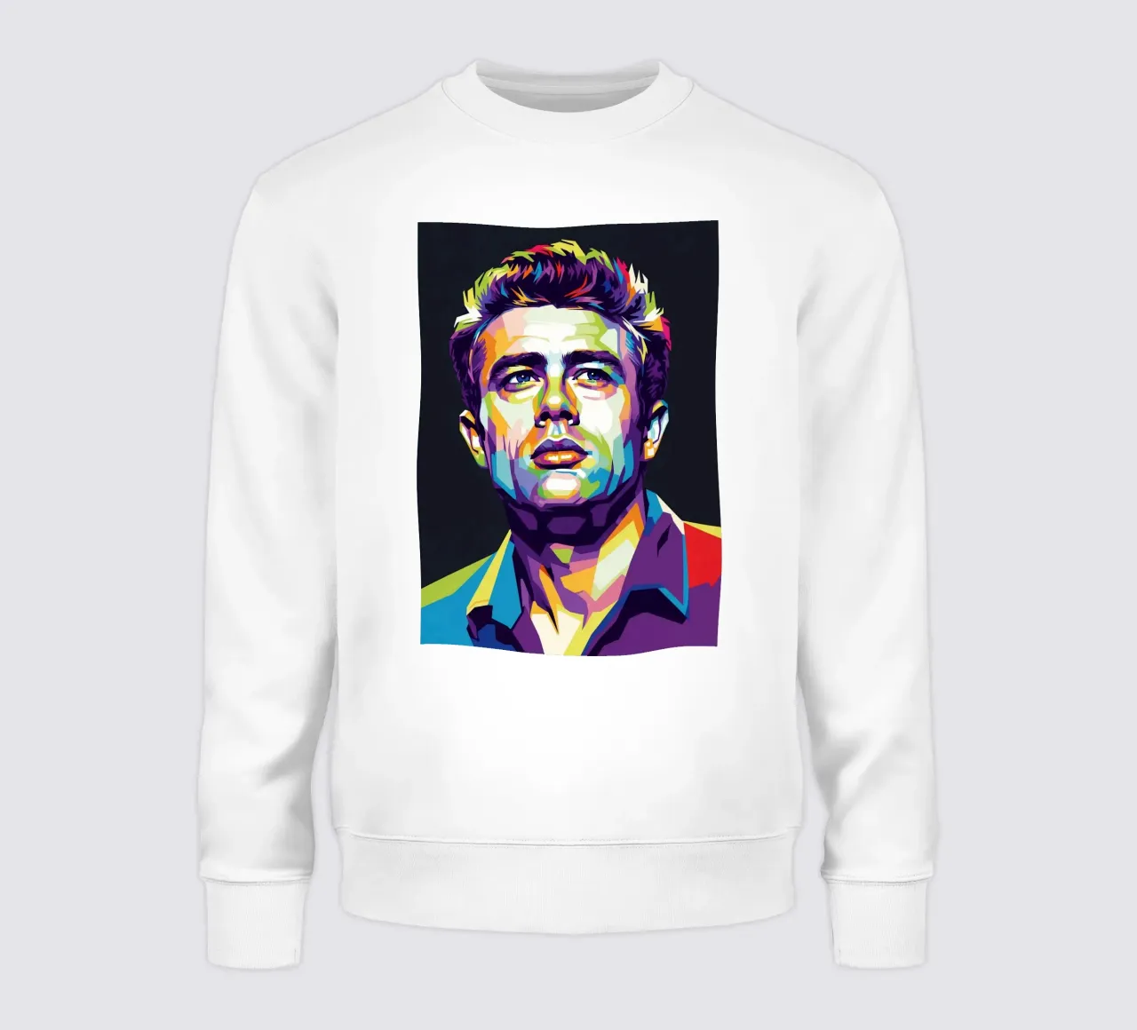 James Dean ritratto pop art #2 felpa da Hantamrata