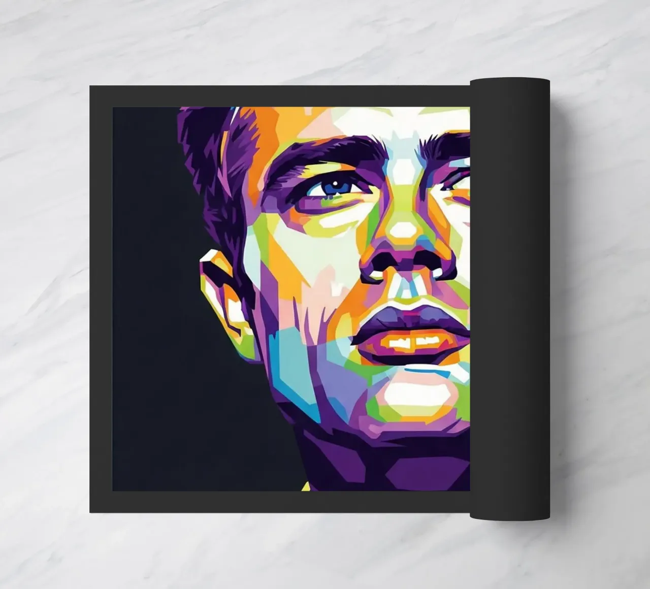 James Dean ritratto pop art #2 zerbino da Hantamrata