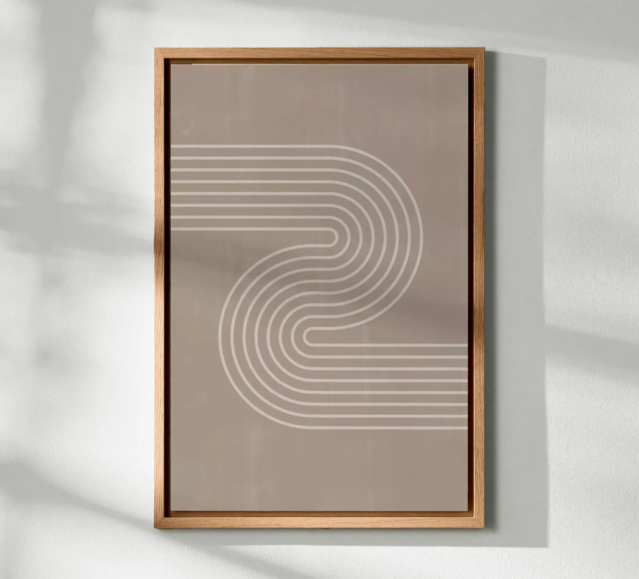 Arco semplice minimale O1 alluminio dibond da The Miuus Studio