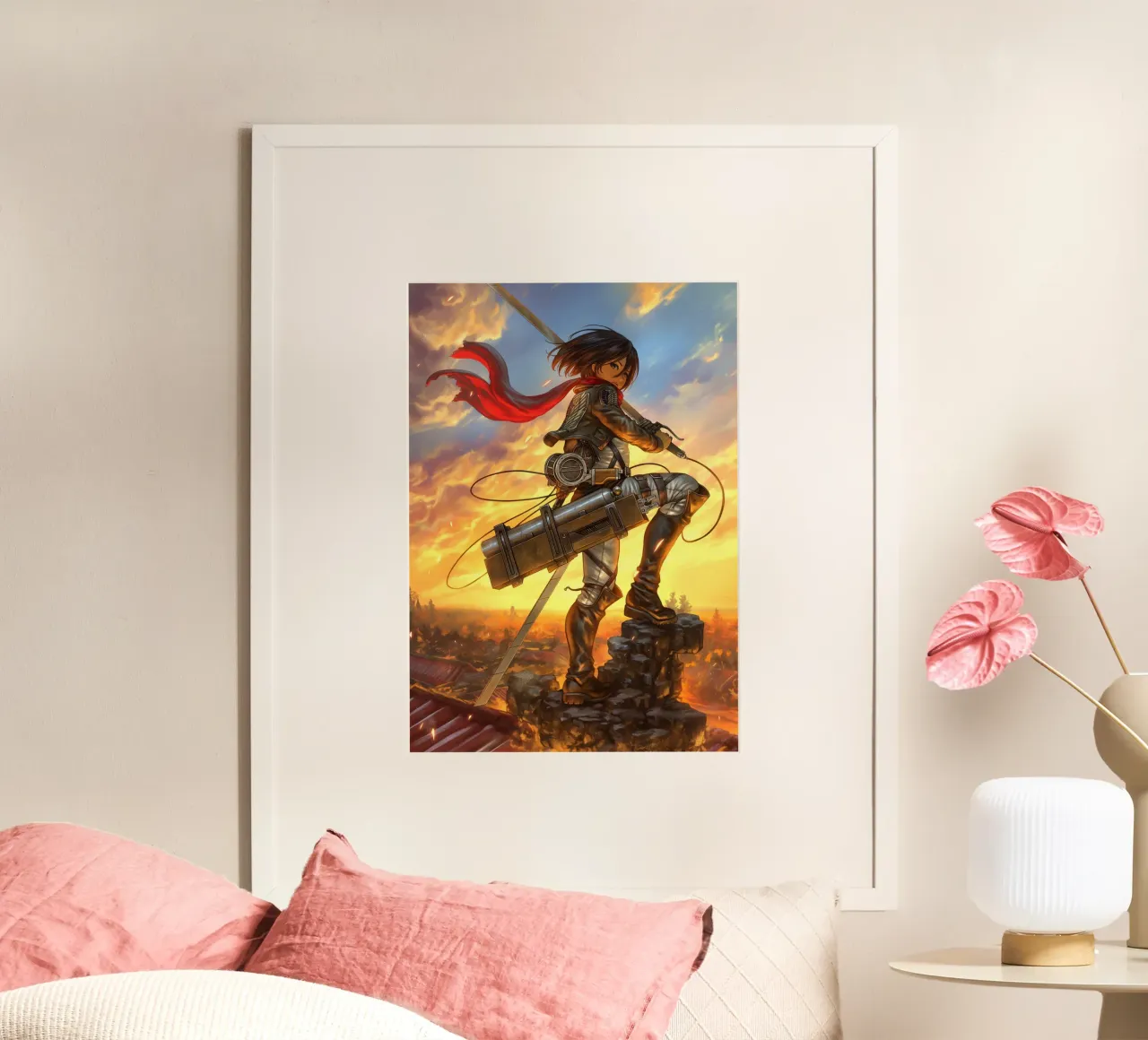 Mikasa Ackerman Attack on Titan poster de Fleur de Lys