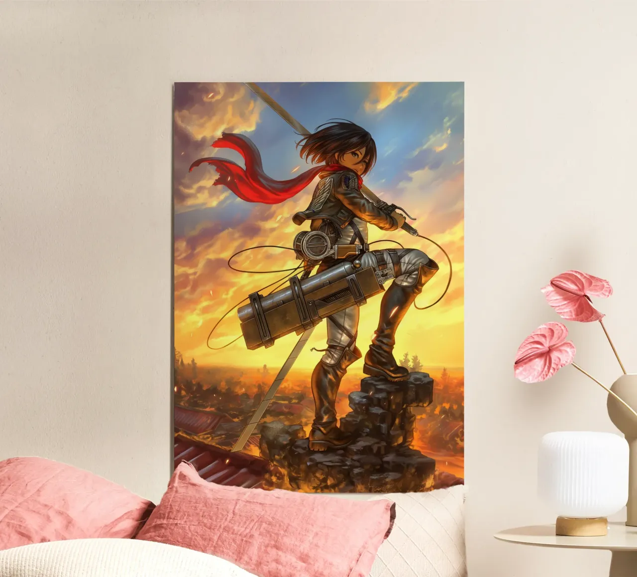 Mikasa Ackerman Attack on Titan poster de Fleur de Lys