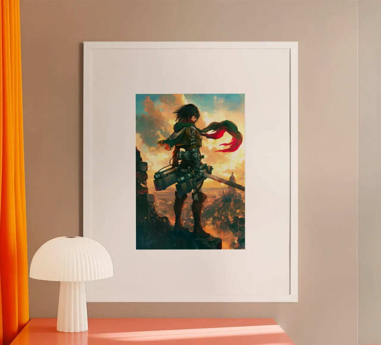 Mikasa Ackerman Attack on Titan poster de Fleur de Lys