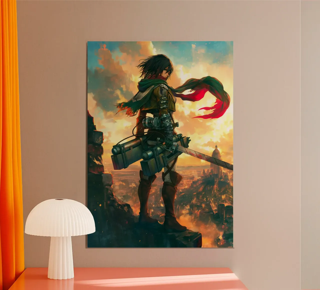 Mikasa Ackerman Attack on Titan poster de Fleur de Lys