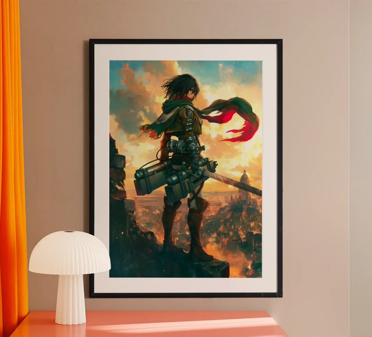 Mikasa Ackerman Attack on Titan poster de Fleur de Lys