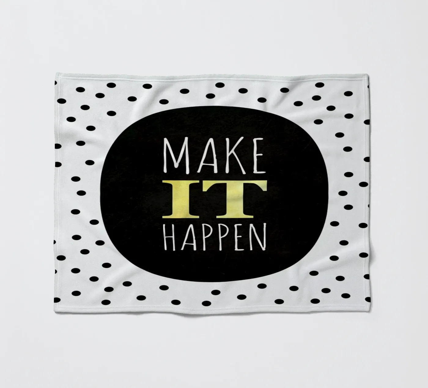 Make It Happen Fleecedecke von Elisabeth Fredriksson