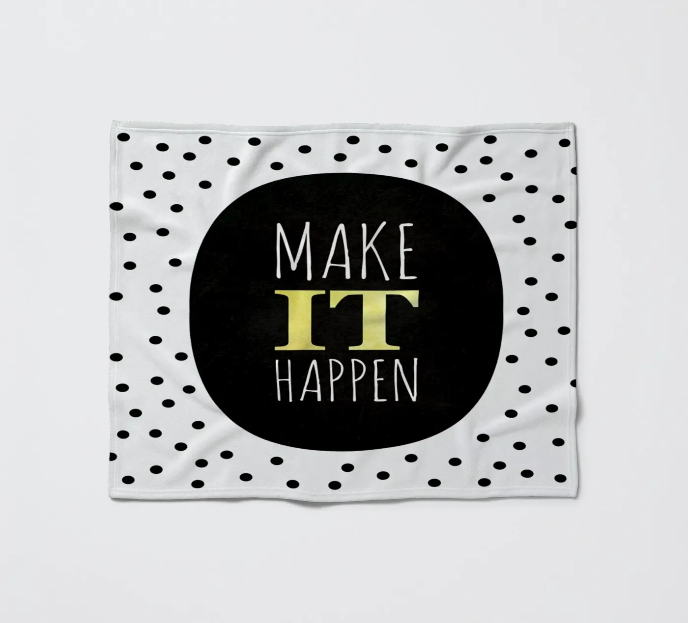 Make It Happen Fleecedecke von Elisabeth Fredriksson