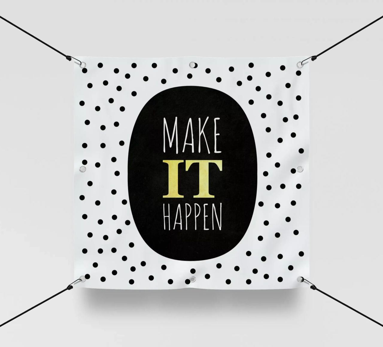 Make It Happen telo in pvc da Elisabeth Fredriksson