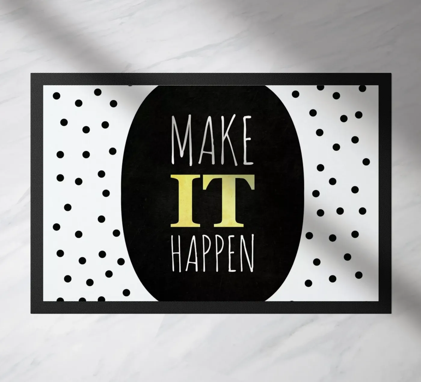 Make It Happen deurmat van Elisabeth Fredriksson