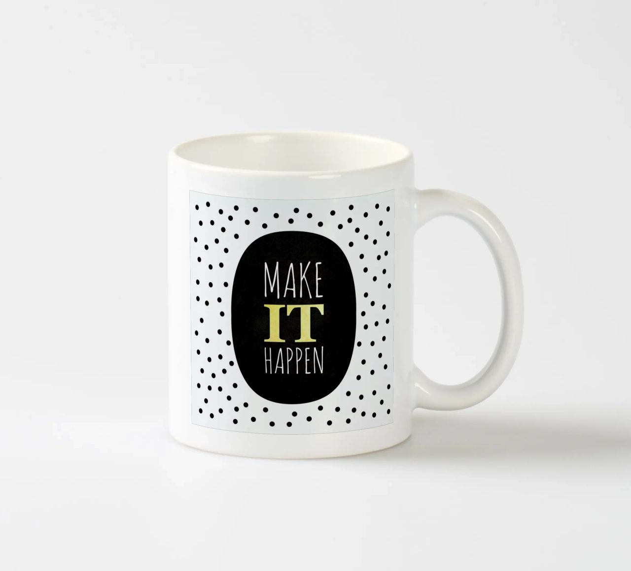 Make It Happen tazza in ceramica da Elisabeth Fredriksson
